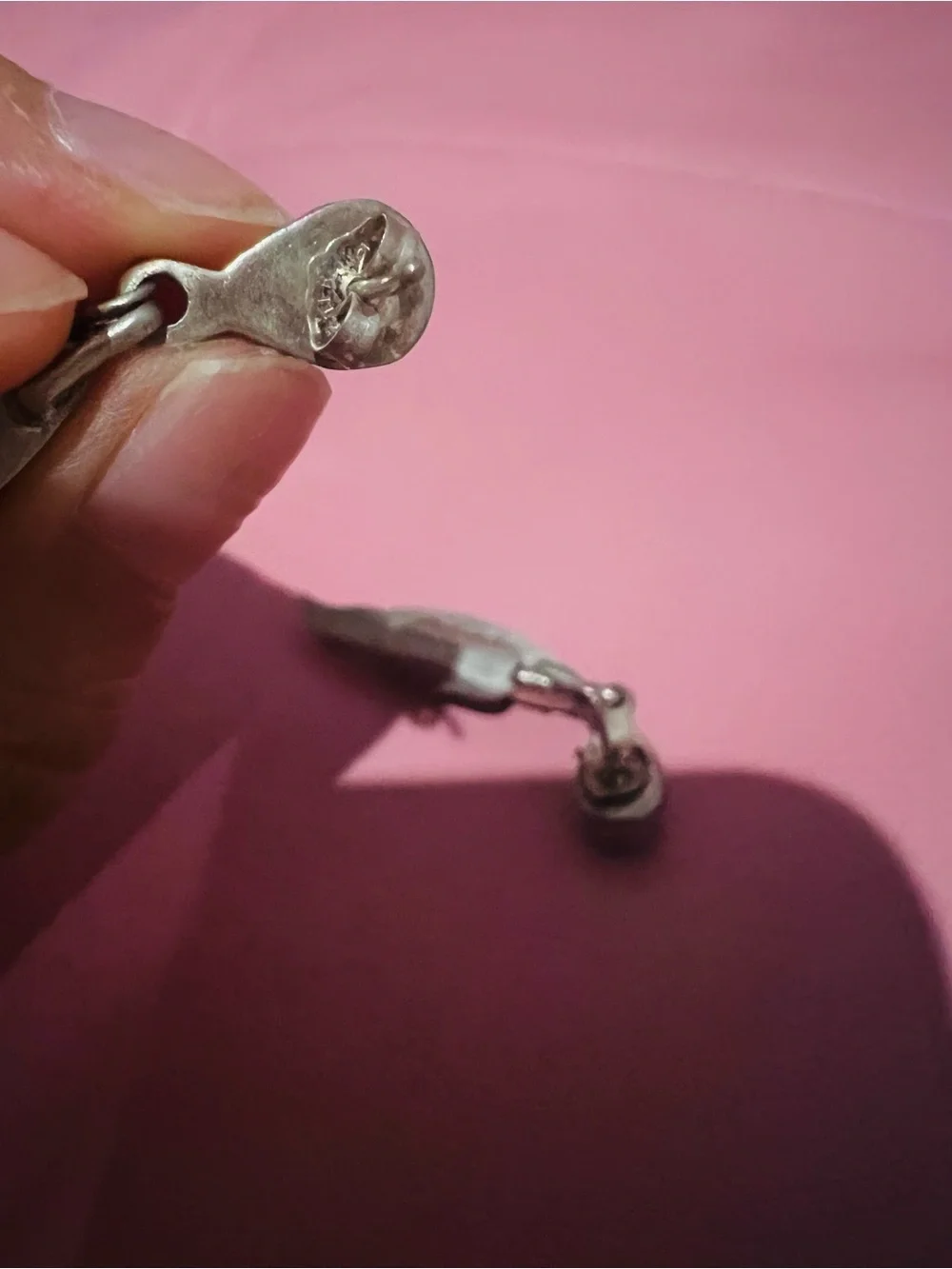 Vintage Old Pawn Turquoise Sterling Silver Feather Earrings